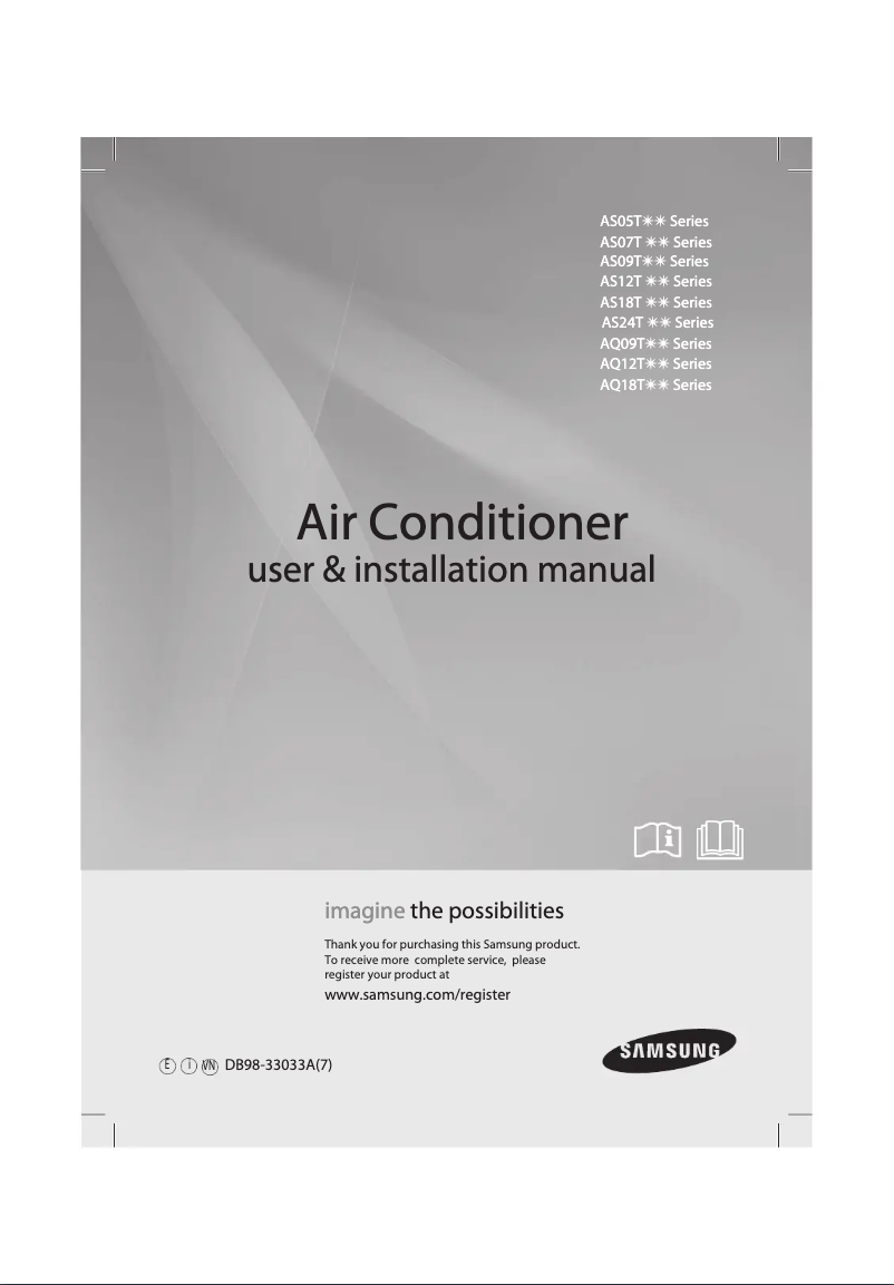 Imagen de la primera página del manual del dispositivo AS09TUQN