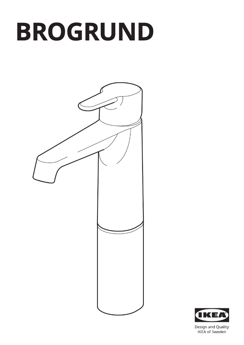 Imagen de la primera página del manual del dispositivo BROGRUND 205.320.88