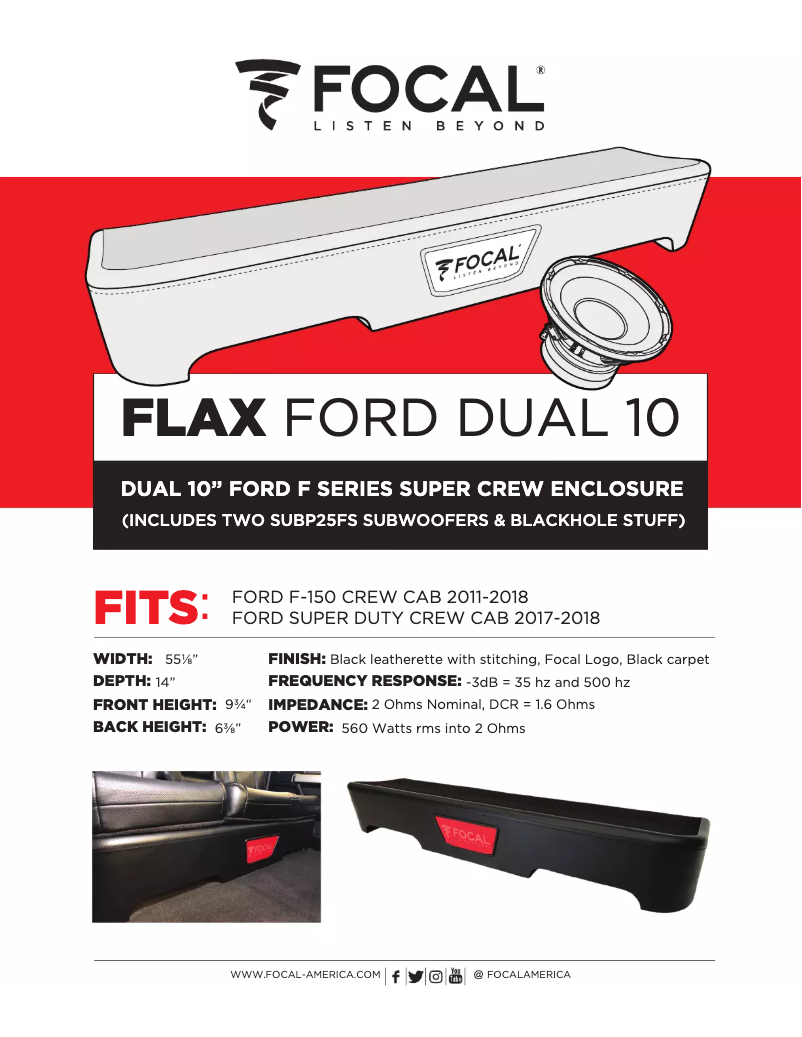 Imagen de la primera página del manual del dispositivo FLAX Ford Dual 10