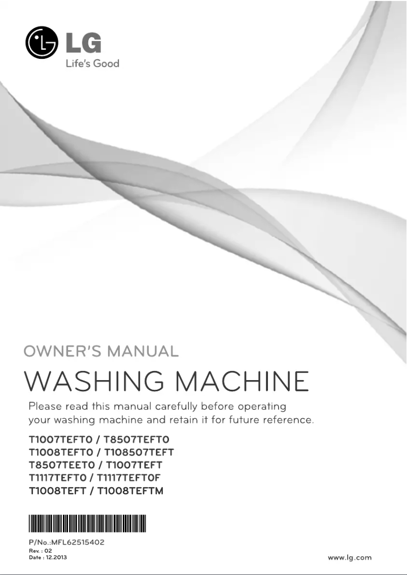 Página 1 del manual Manual de usuario LG T1008TEFT