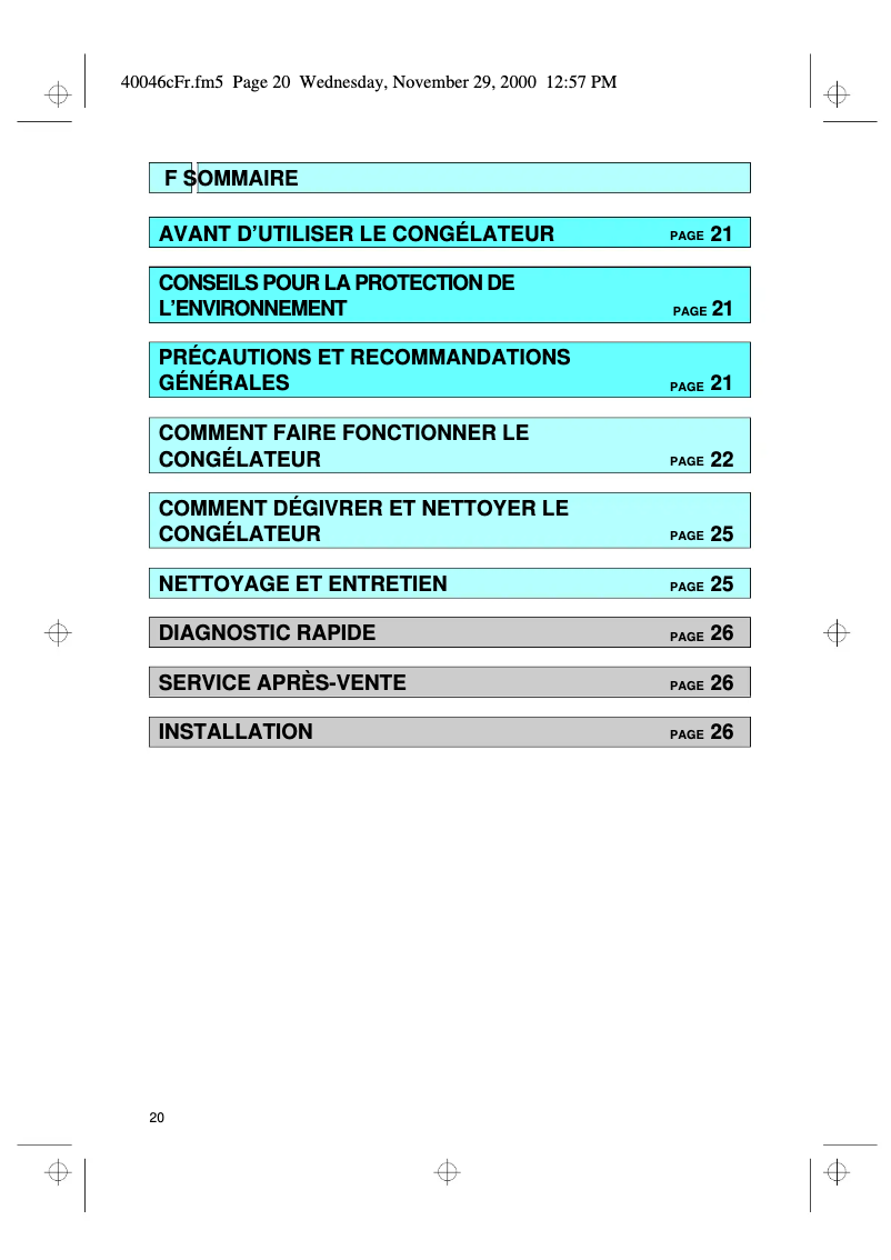 Imagen de la primera página del manual del dispositivo GKB 3001