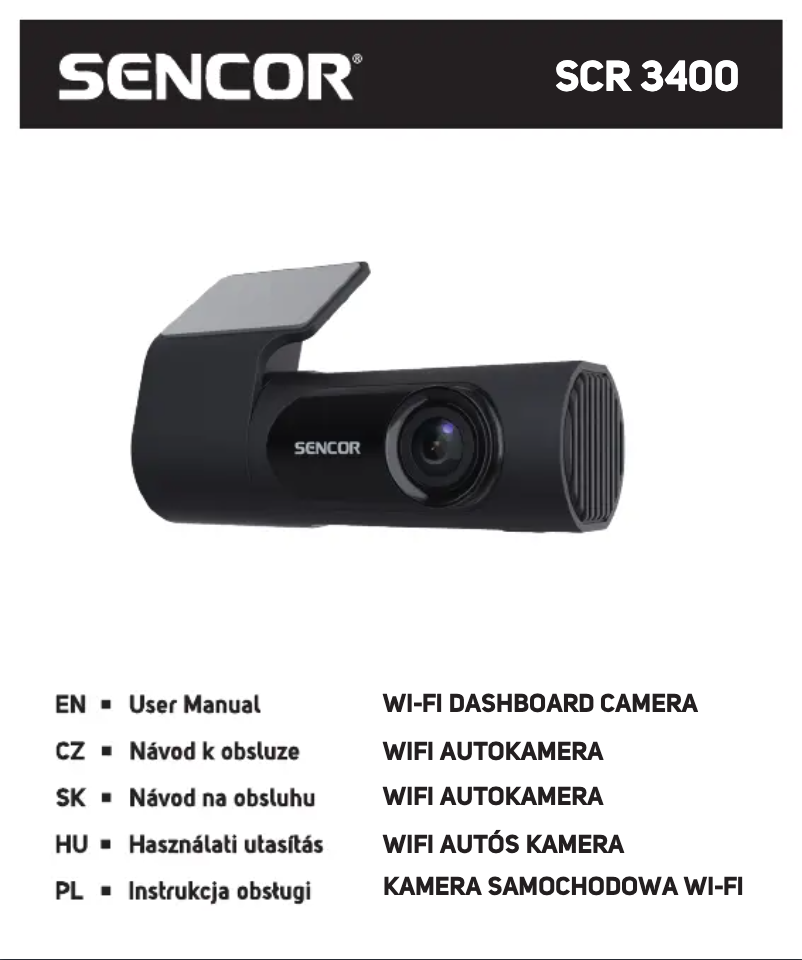 Imagen de la primera página del manual del dispositivo SCR 3400