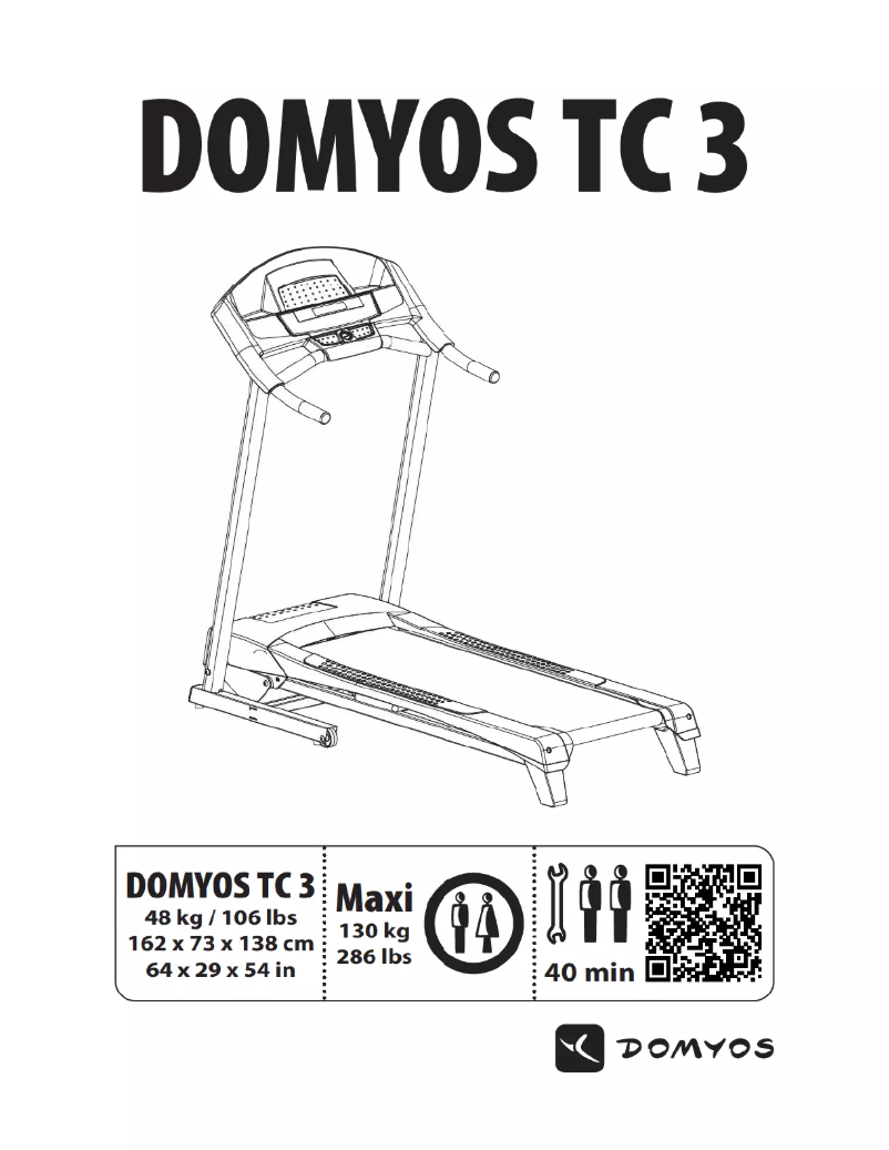 Página 1 del manual Manual de usuario Domyos TC 3