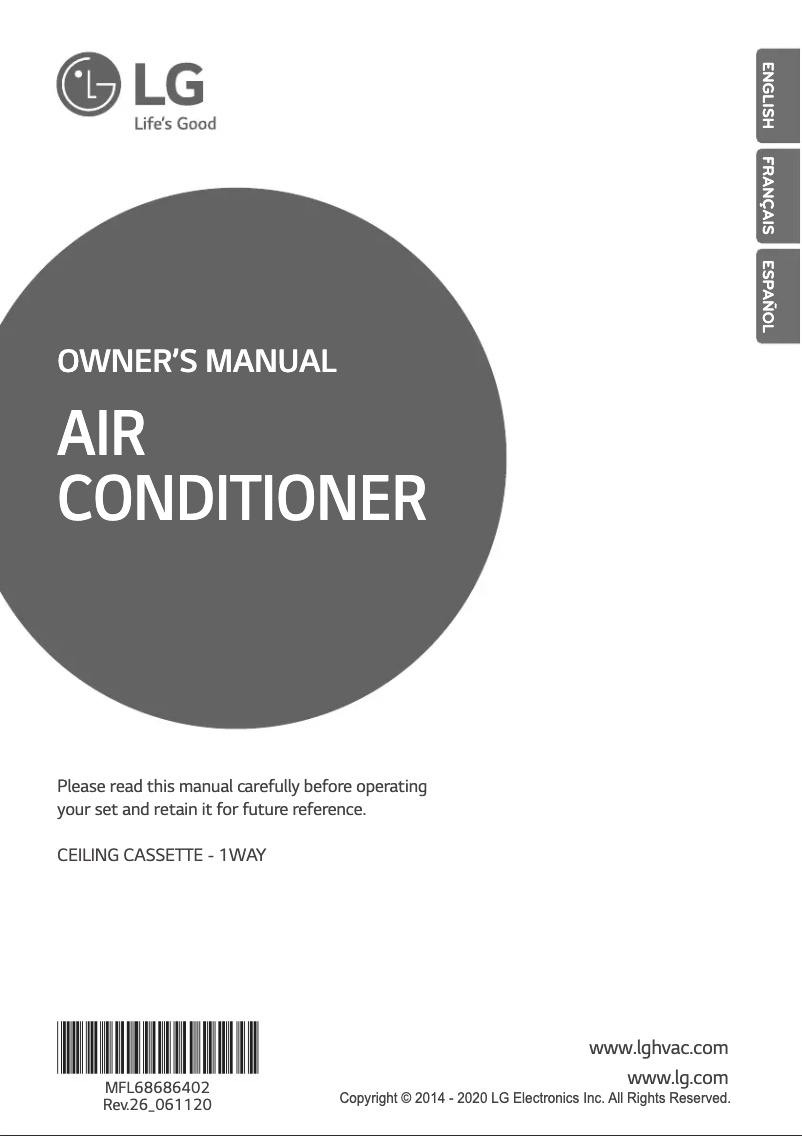 Página 1 del manual Manual de usuario LG ARNU183TTD4