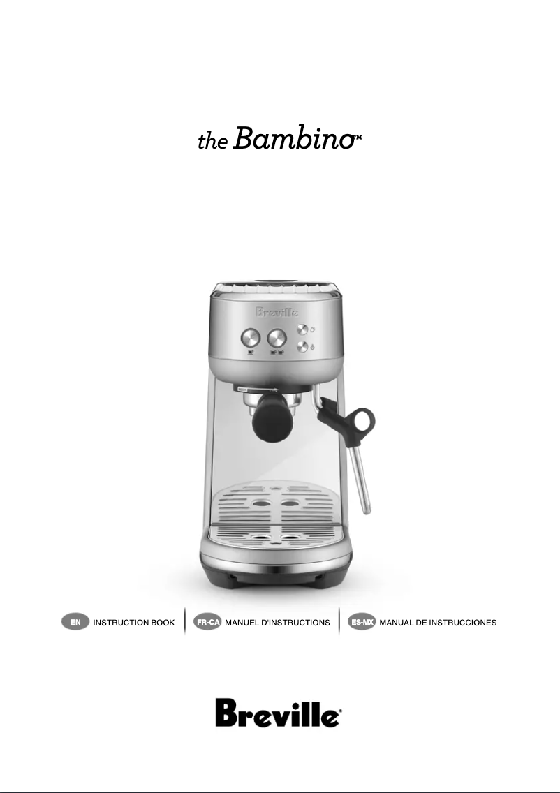 Imagen de la primera página del manual del dispositivo The Bambino BES450