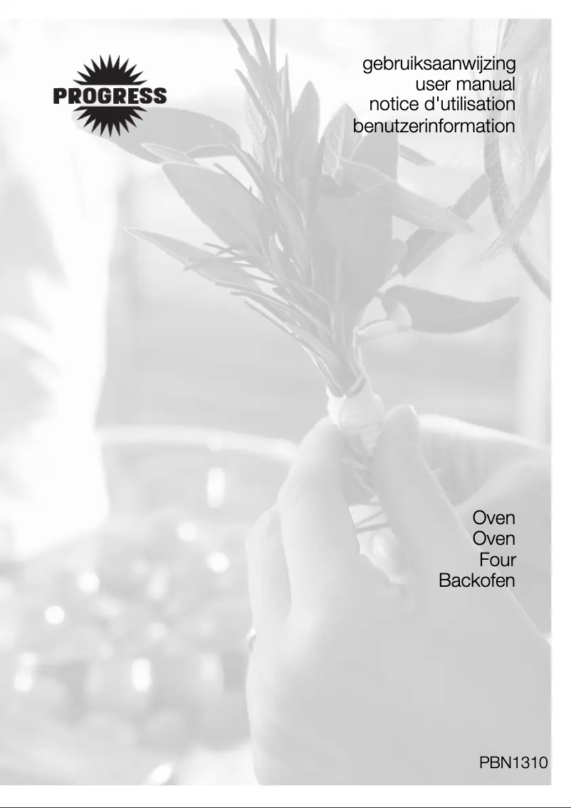 Página 1 del manual Manual de usuario Progress PBN1310