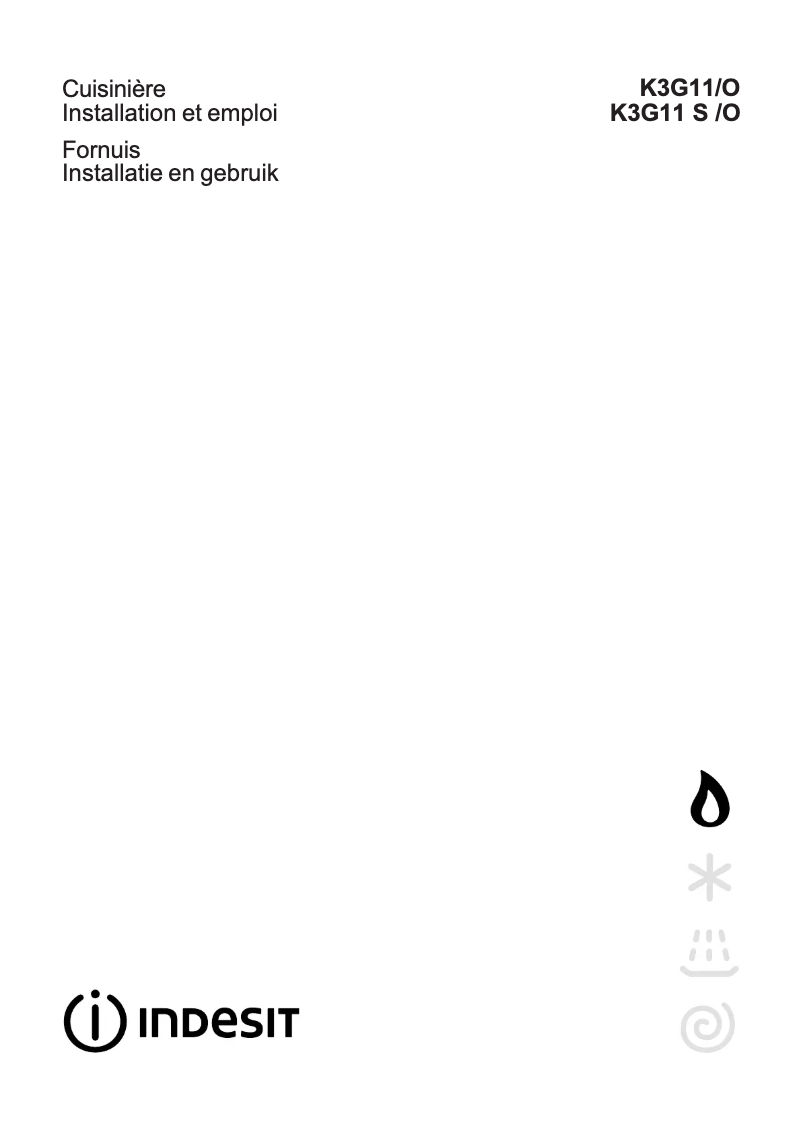 Imagen de la primera página del manual del dispositivo K3G11S(W)/O