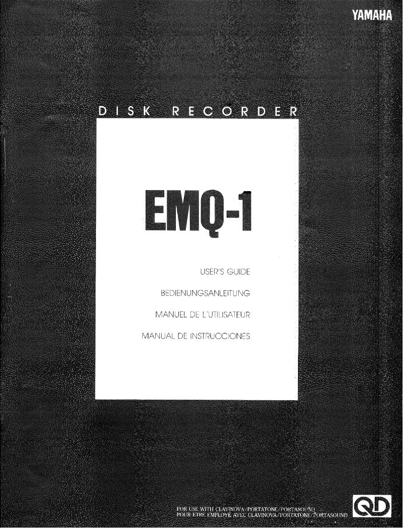 Página 1 del manual Manual de usuario Yamaha EMQ-1