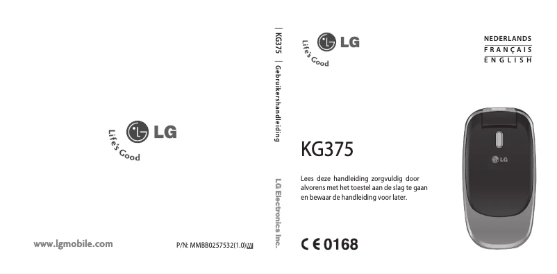 Página nº 1 - Manual de usuario LG KG375