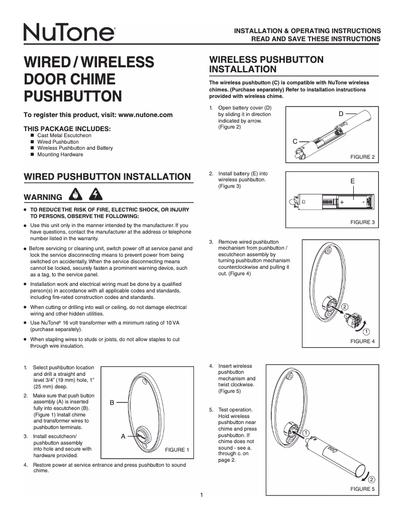 Imagen de la primera página del manual del dispositivo CP2PUAB