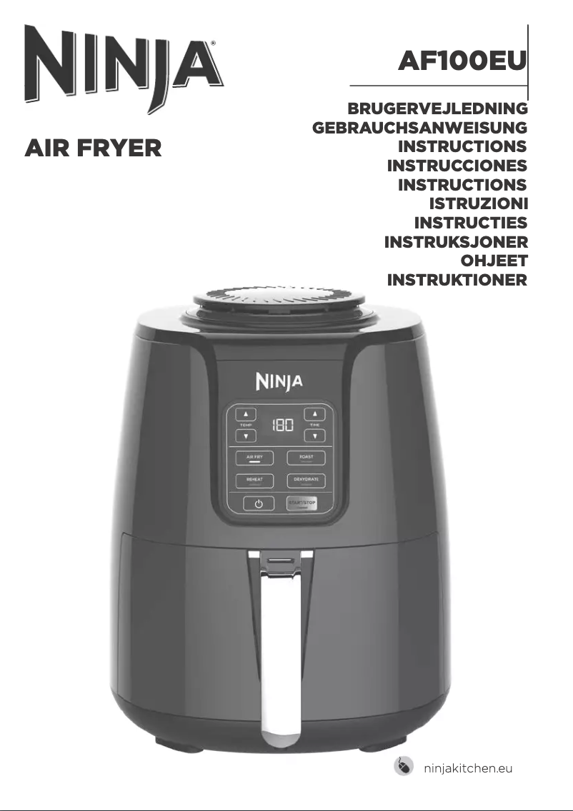 Imagen de la primera página del manual del dispositivo Airfryer AF100EU