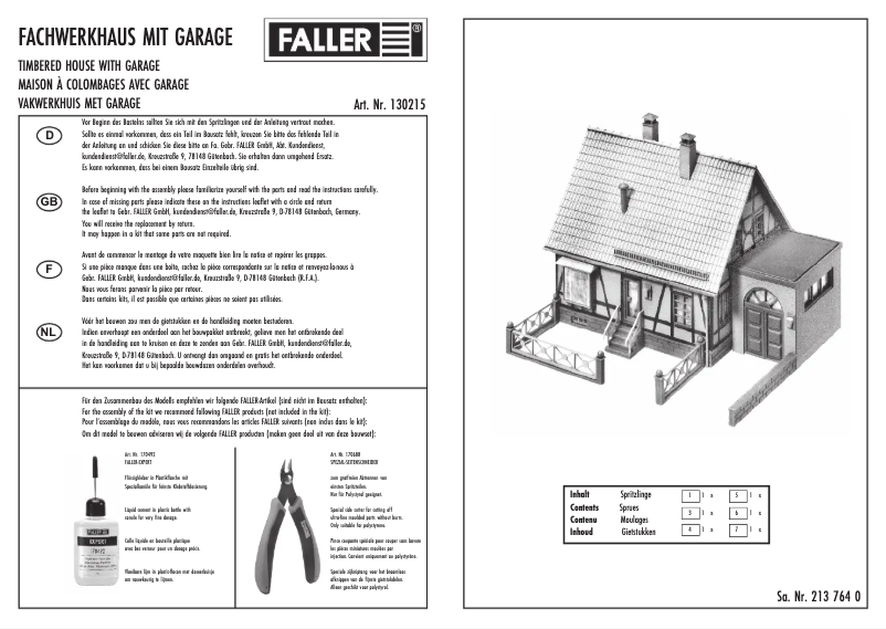 Imagen de la primera página del manual del dispositivo 130215