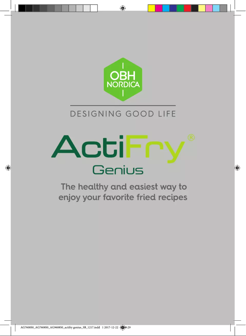 Página nº 1 - Manual de usuario OBH Nordica ActiFry Genius 