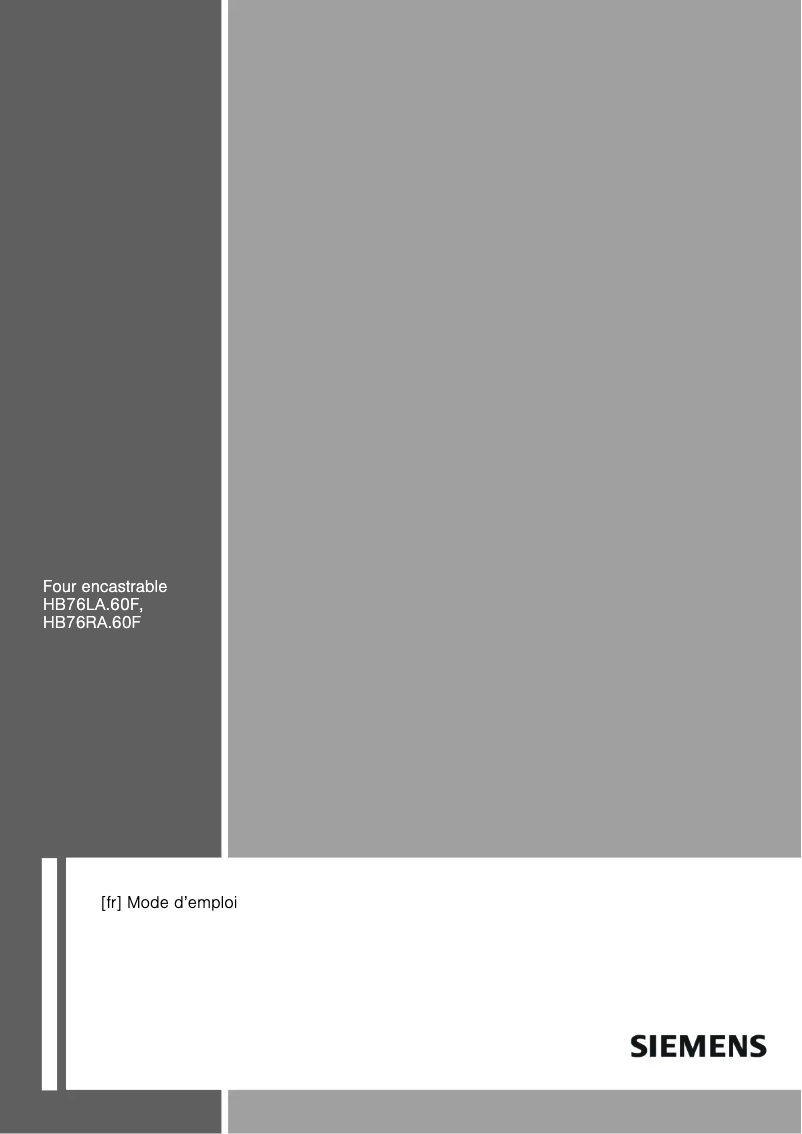 Imagen de la primera página del manual del dispositivo HB76LA560F