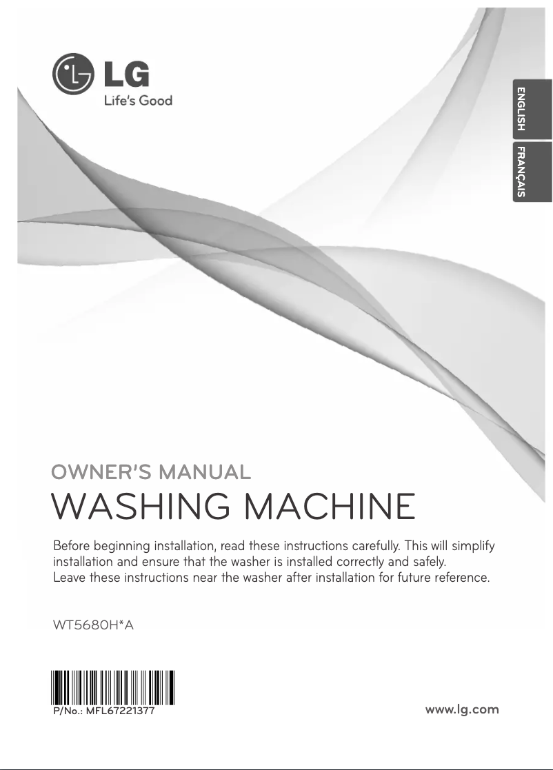 Imagen de la primera página del manual del dispositivo WT5680HWA