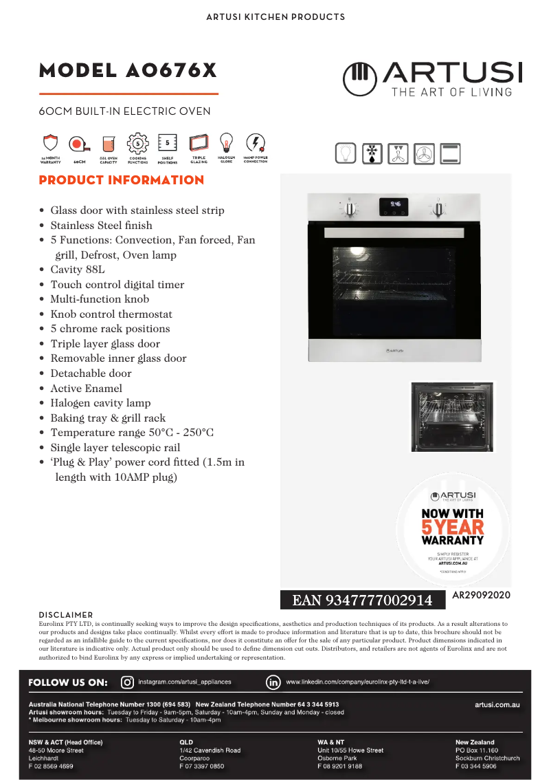 Imagen de la primera página del manual del dispositivo AO676