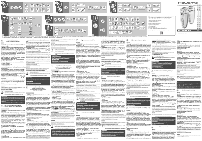 Página 1 del manual Manual de usuario Rowenta Aquaperfect Soft EP9330E0