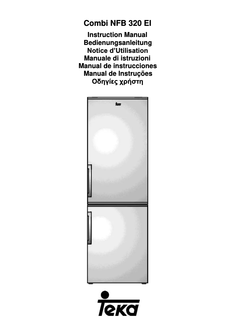 Imagen de la primera página del manual del dispositivo NFB 320