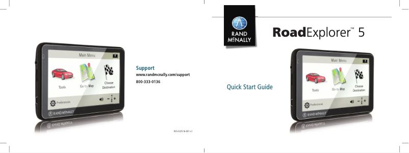 Página 1 del manual Manual de usuario Rand McNally RoadExplorer 5