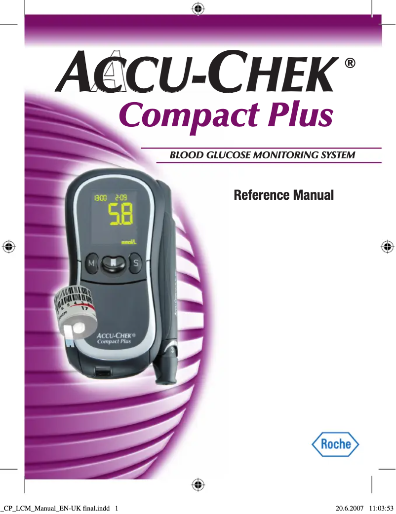 Página 1 del manual Manual de usuario Accu-Chek Compact Plus