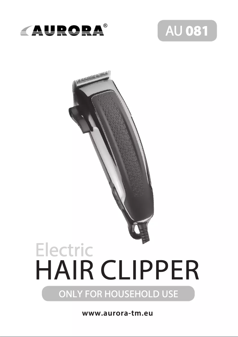 Imagen de la primera página del manual del dispositivo AU 081