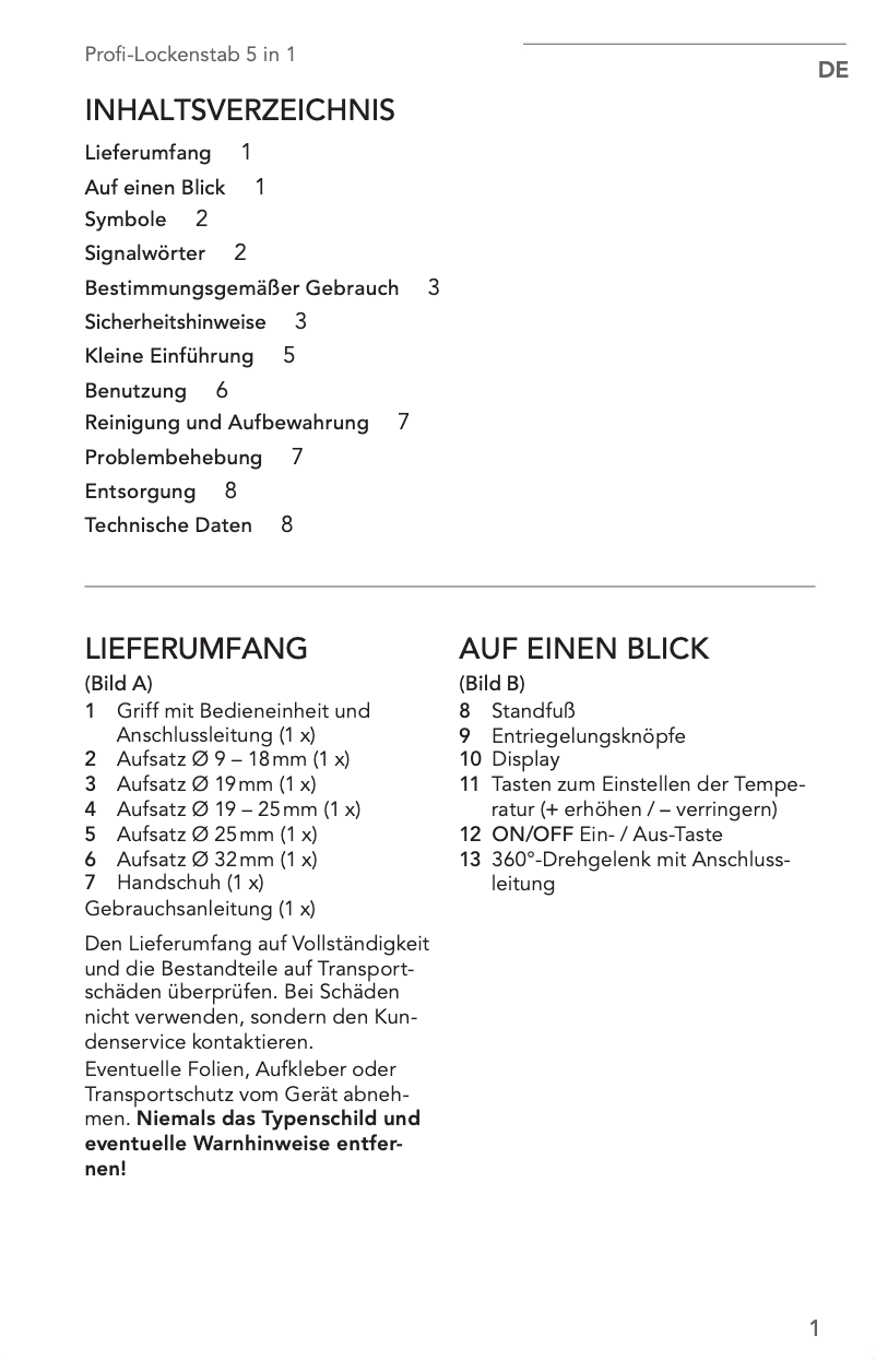 Página 1 del manual Manual de usuario Maxxmee 05010