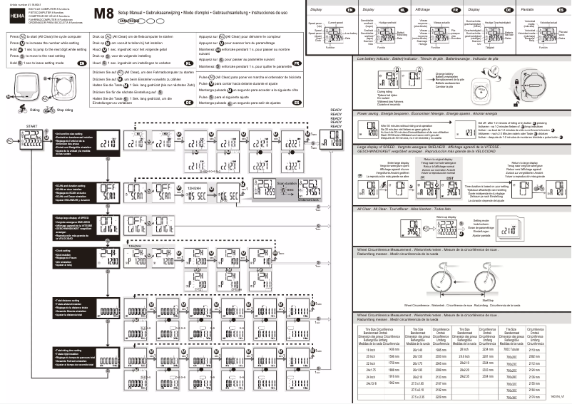 Página 1 del manual Manual de usuario Hema 41.18.8041 M8