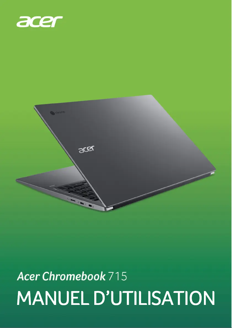 Imagen de la primera página del manual del dispositivo Chromebook 715