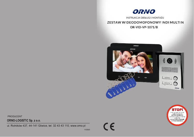 Página 1 del manual Manual de usuario ORNO OR-VID-VP-1071