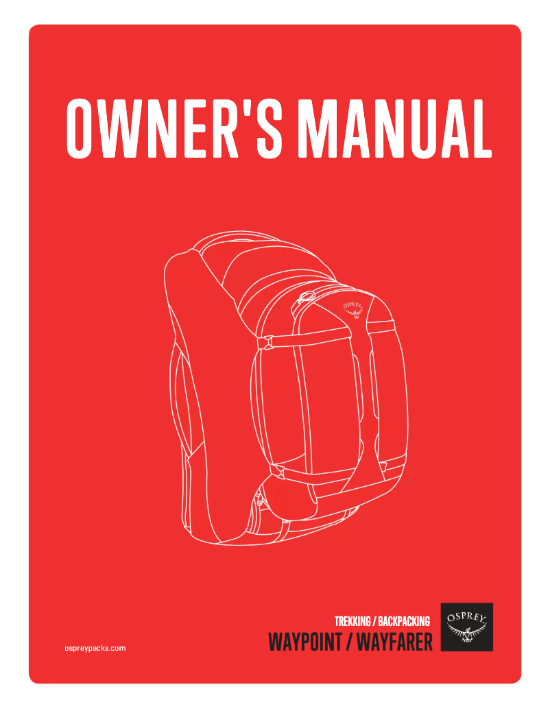 Imagen de la primera página del manual del dispositivo Wayfarer 70