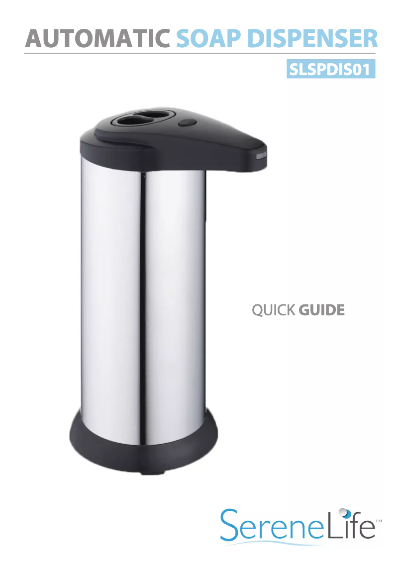 Página nº 1 - Manual de usuario SereneLife SLSPDIS01