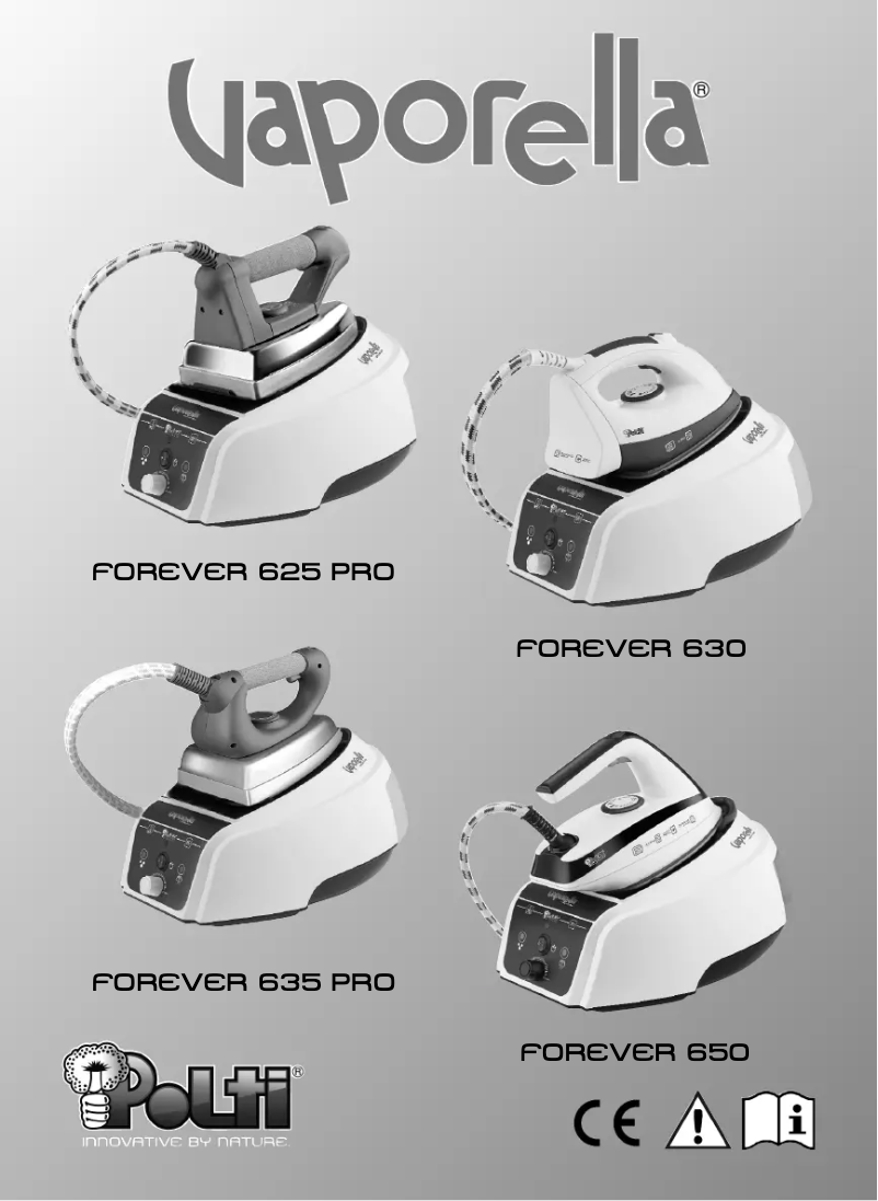 Imagen de la primera página del manual del dispositivo Vaporella Forever 635 PRO