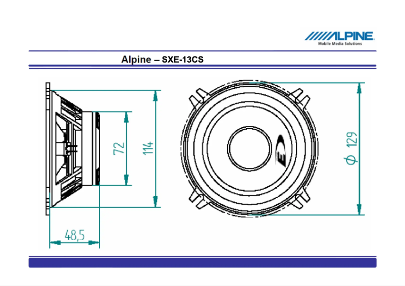 Página 1 del manual Manual de usuario Alpine SXE-13CS
