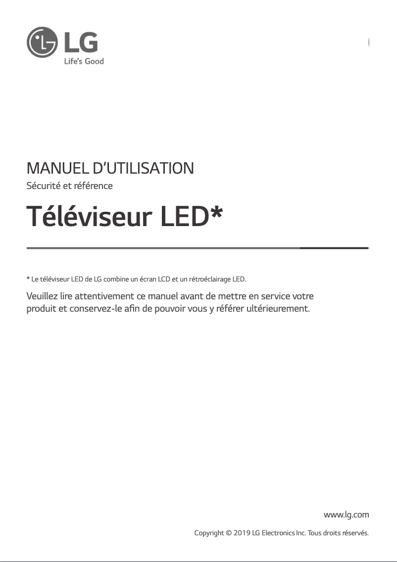 Imagen de la primera página del manual del dispositivo 82UM7600PLB.AVS
