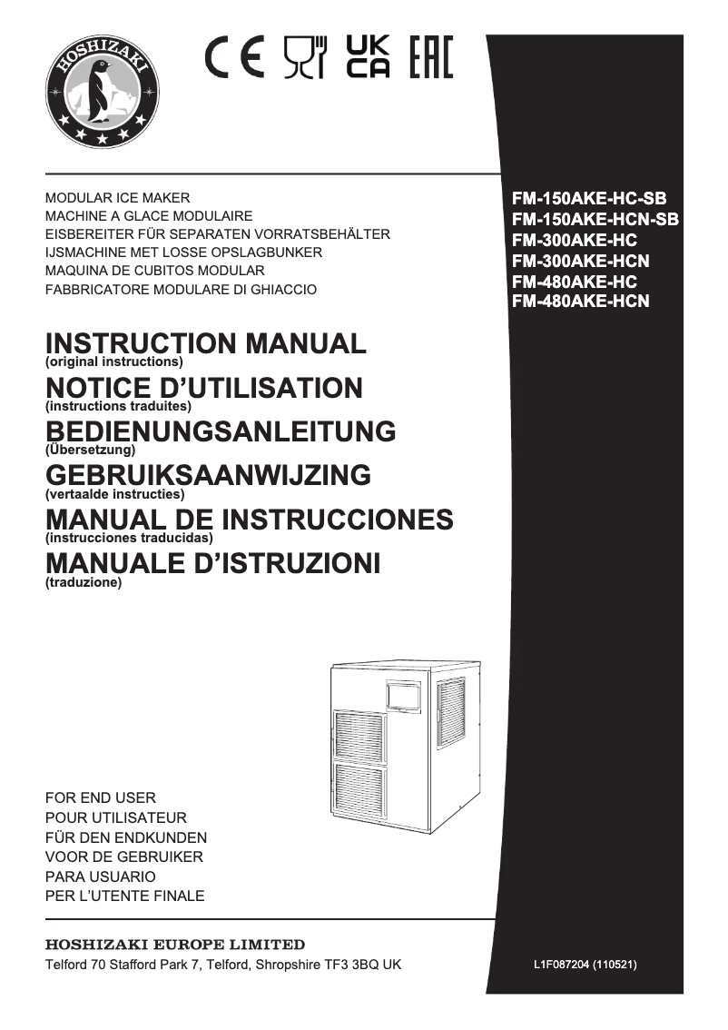 Imagen de la primera página del manual del dispositivo FM-300AKE-HC-SB