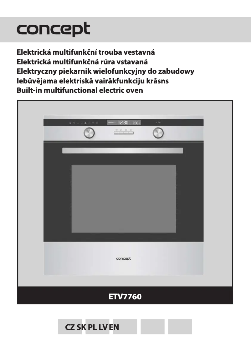 Página 1 del manual Manual de usuario Concept ETV7760