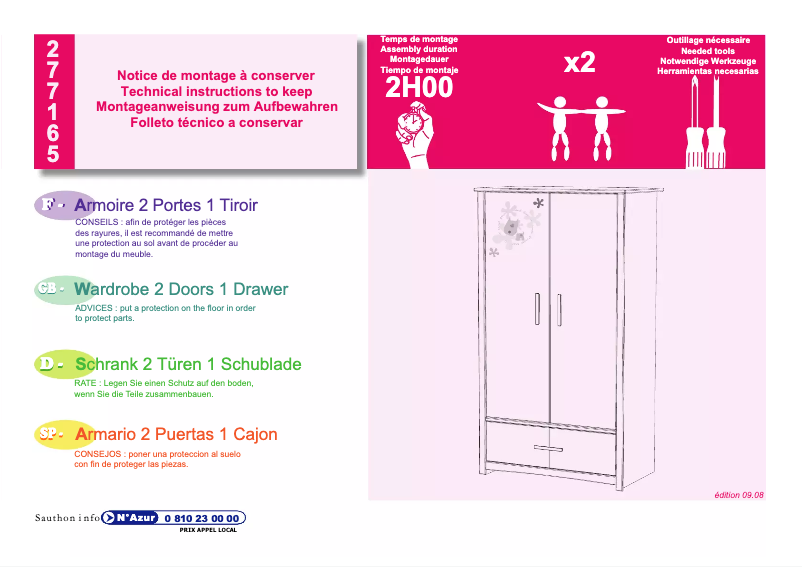 Imagen de la primera página del manual del dispositivo 277165