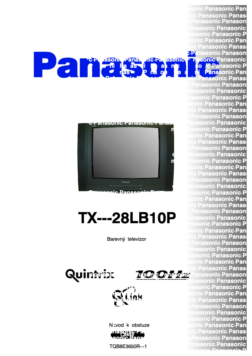 Página nº 1 - Manual de usuario Panasonic TX-28LB10P