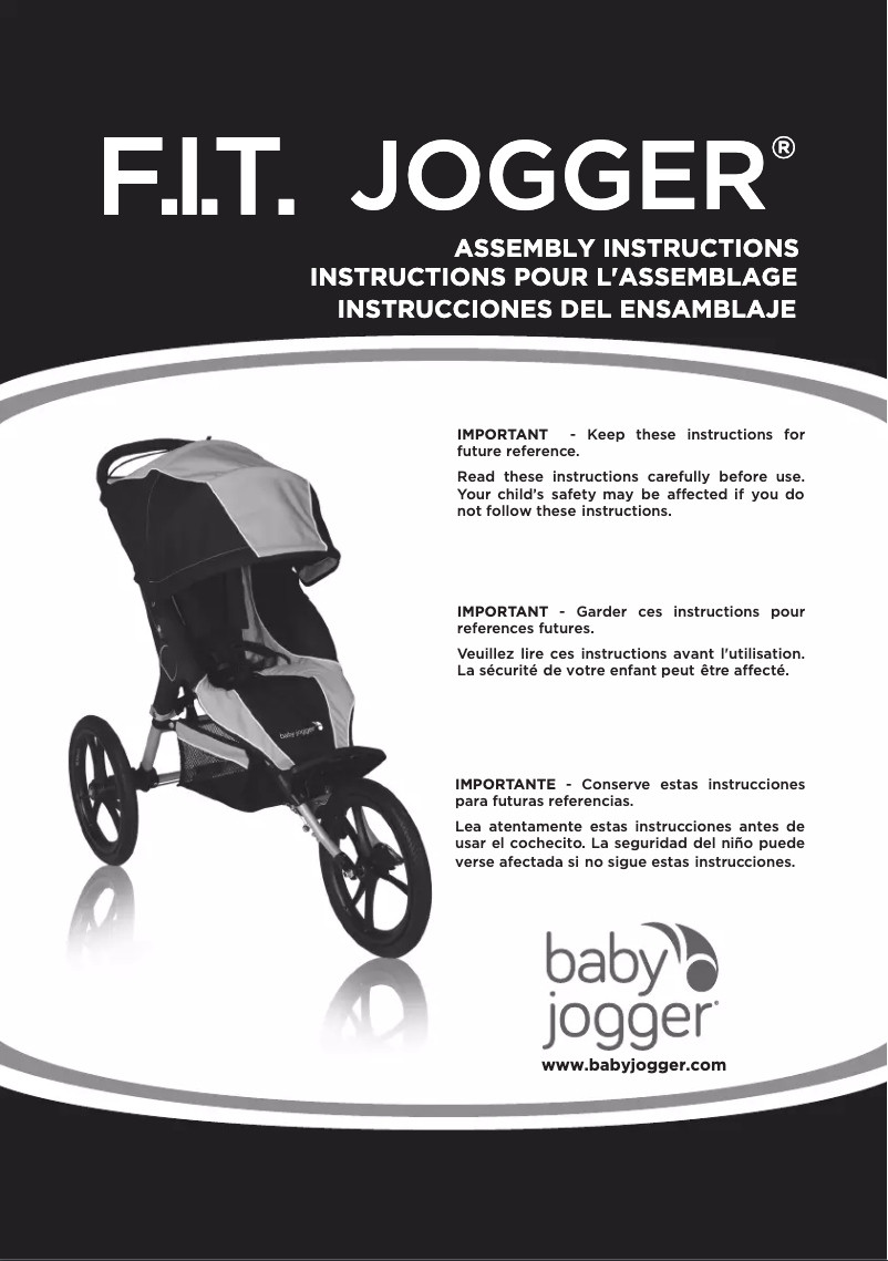 Imagen de la primera página del manual del dispositivo F.I.T. Jogger