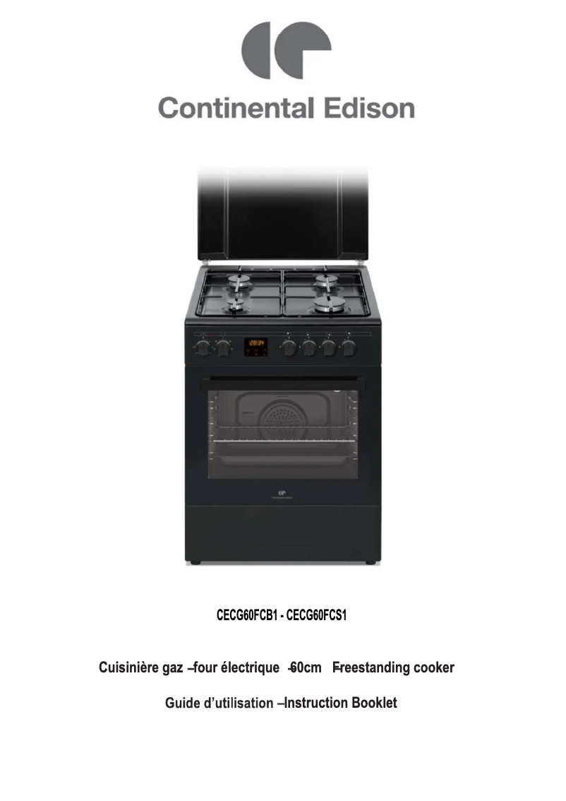 Imagen de la primera página del manual del dispositivo CECG60FCS1