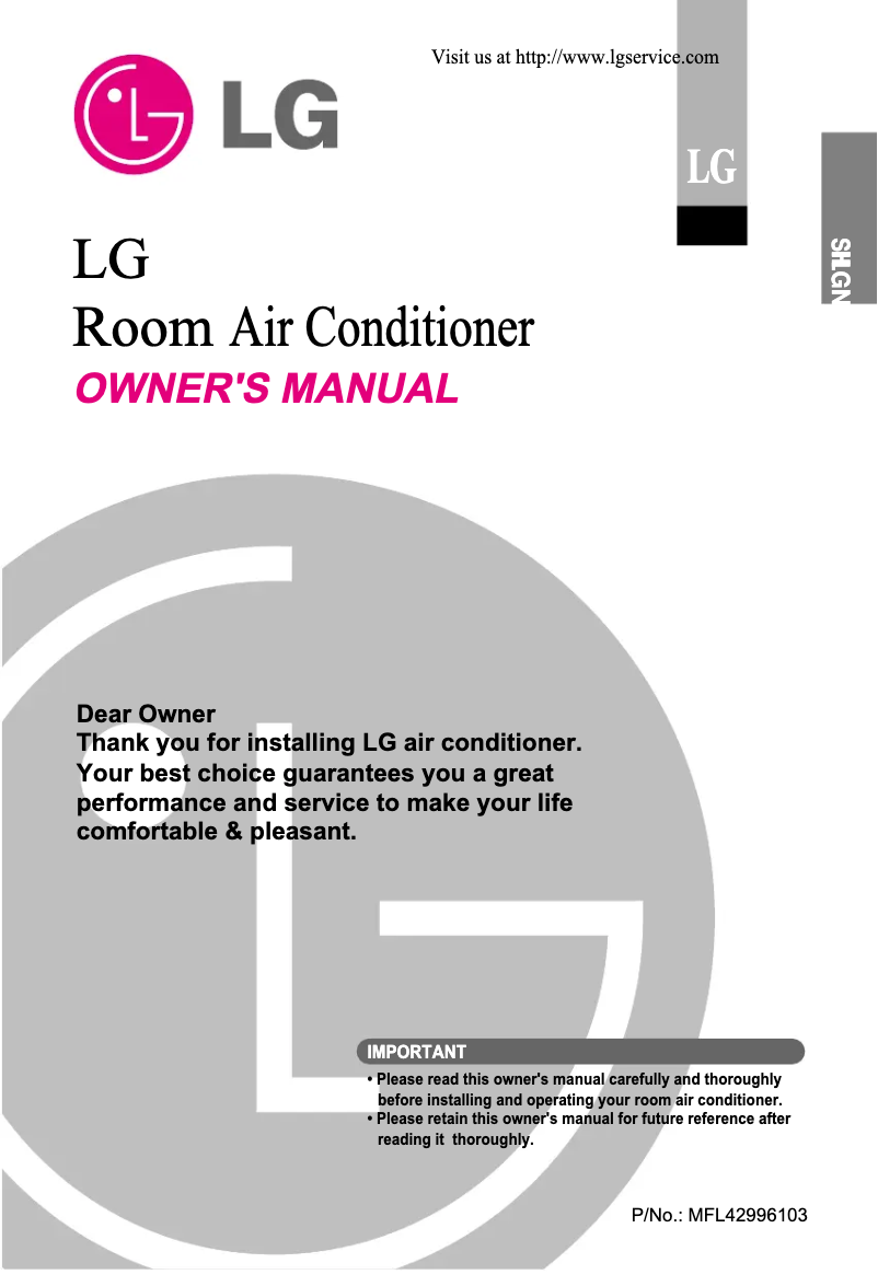 Imagen de la primera página del manual del dispositivo TSUH2465DA0