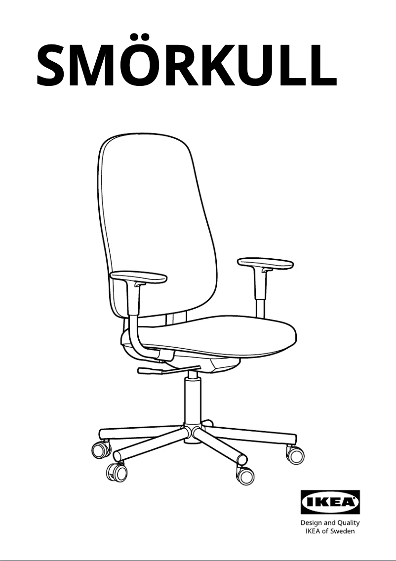 Página 1 del manual Manual de usuario Ikea SMÖRKULL 705.034.51