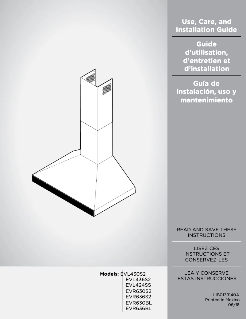 Imagen de la primera página del manual del dispositivo Varna EVR636S2
