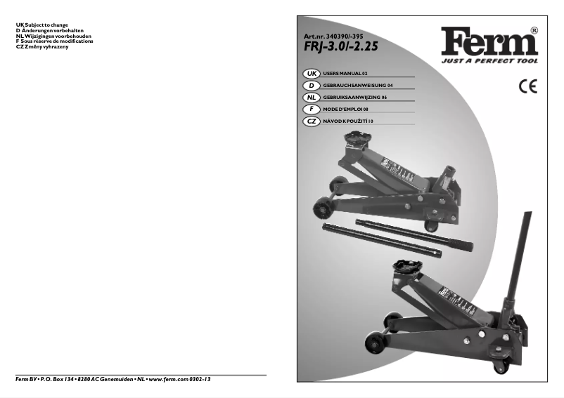 Imagen de la primera página del manual del dispositivo TJM1014