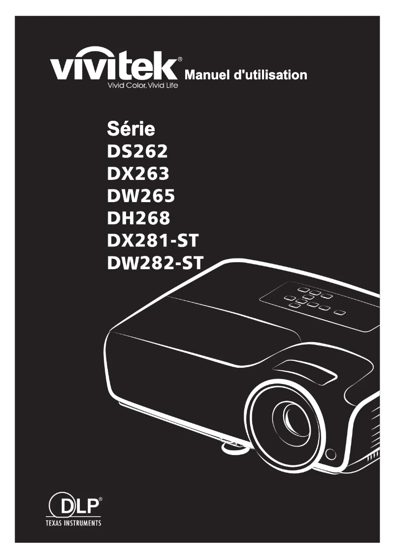 Página 1 del manual Manual de usuario Vivitek DX263