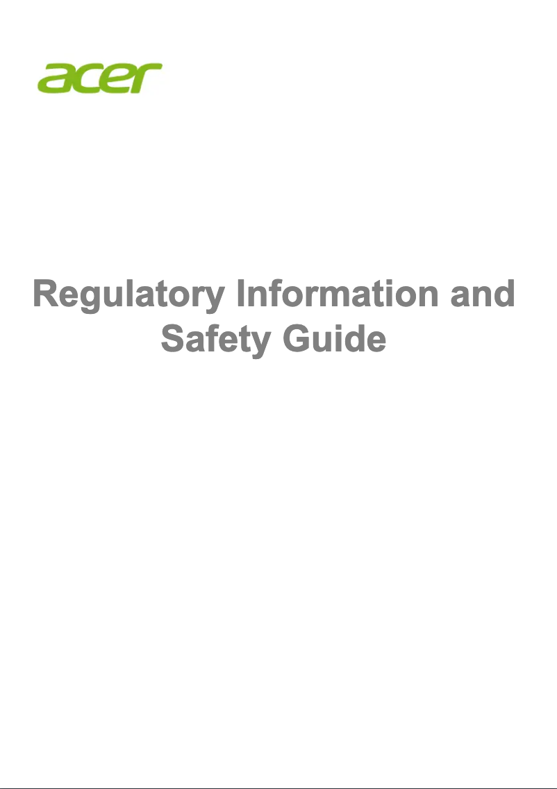 Página nº 1 - Instrucciones de seguridad Acer Chromebook 516 GE