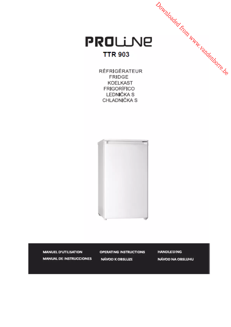Imagen de la primera página del manual del dispositivo TTR903