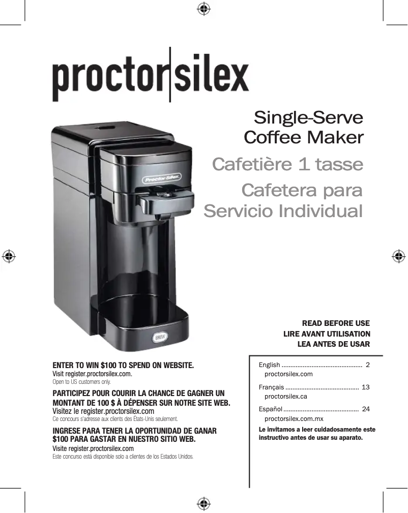 Imagen de la primera página del manual del dispositivo 49961PS