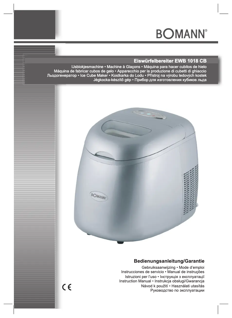 Imagen de la primera página del manual del dispositivo EWB 1018 CB