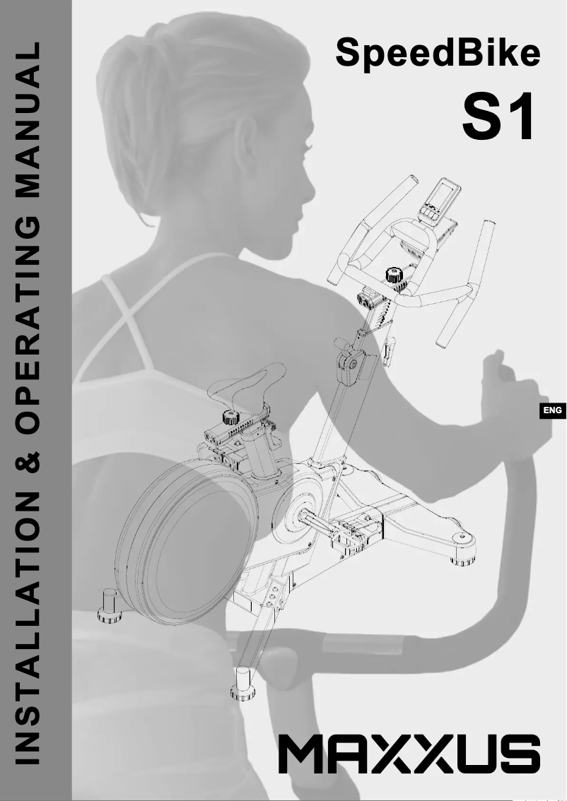 Página 1 del manual Manual de usuario Maxxus Speedbike S1
